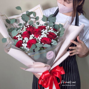 ช่อดอกกุหลาบ FloralsMe