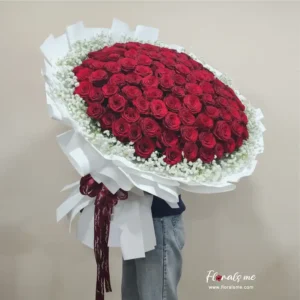 FR91 GRAND ETERNAL LOVE ช่อดอกไม้ขอแต่งงาน ไซส์บิ๊กเบิ้ม สุดหรู